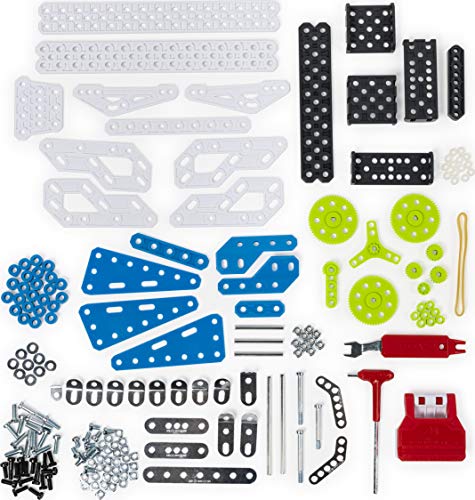 MECCANO - Kit de INVENCIONES - ENGRENAGES - Estuche de invenciones con Engranajes, 2 Herramientas y 1 Perforadora Maker Tool - Juego de construcción - 6047097 - Juguete Infantil de 10 años y +