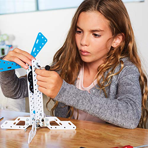 MECCANO - Kit de INVENCIONES - ENGRENAGES - Estuche de invenciones con Engranajes, 2 Herramientas y 1 Perforadora Maker Tool - Juego de construcción - 6047097 - Juguete Infantil de 10 años y +