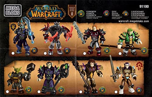 Mega Bloks World of Warcraft Series 1 Figures Blind Pack, 1PCs/Display Box