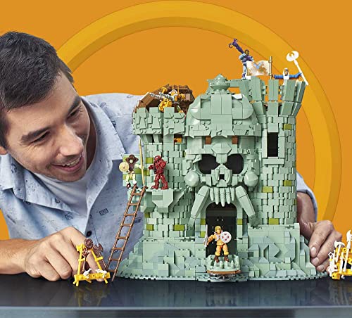 Mega Construx Masters of the Universe Castillo Grayskull, juguete de construcción niños + 14 años (Mattel GGJ67)