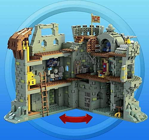 Mega Construx Masters of the Universe Castillo Grayskull, juguete de construcción niños + 14 años (Mattel GGJ67)