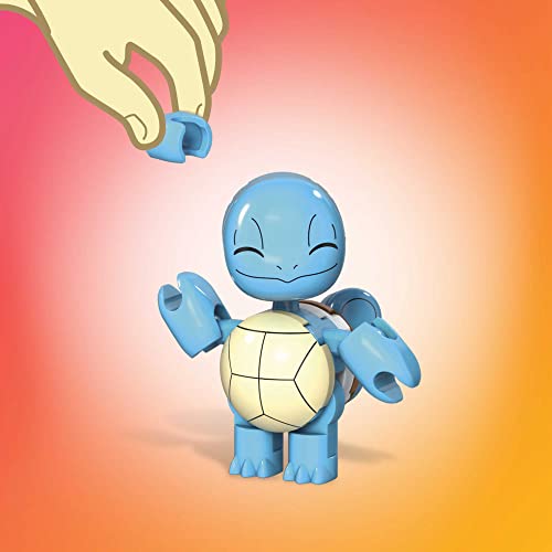 MEGA Construx Pokémon Pokeball Squirtle, figura de bloques de construcción, juguete para niños +6 años (Mattel GVK63)