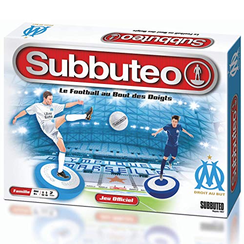 Megableu Edition Subbuteo Olympique DE MARSELELLA - Juego de Mesa - Vive la pasión del fútbol - A Partir de 6 años, 678267