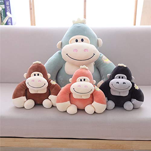 MEKTSA 28-48cm simulación de Felpa Gorila orangután muñeco de Peluche Juguetes bebé niños Regalo de cumpleaños hogar Tienda decoración 48cm Azul