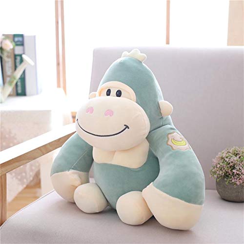 MEKTSA 28-48cm simulación de Felpa Gorila orangután muñeco de Peluche Juguetes bebé niños Regalo de cumpleaños hogar Tienda decoración 48cm Azul