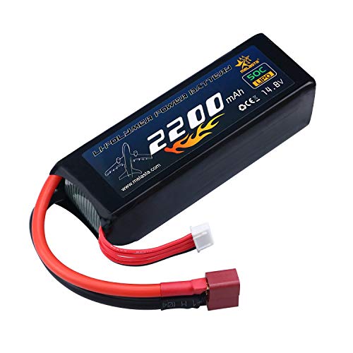 melasta 14.8V 2200mAh 50C 4S RC LiPo batería Paquete con Deans-T Enchufe para RC avión helicóptero Quadcopter vehículo Barco