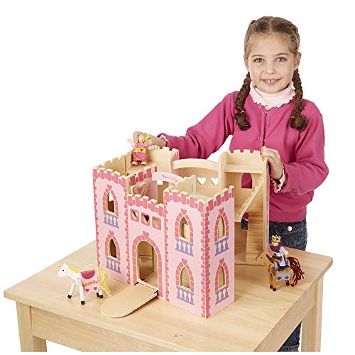 Melissa & Doug 13708 - Castillo de Princesa Plegable y portátil