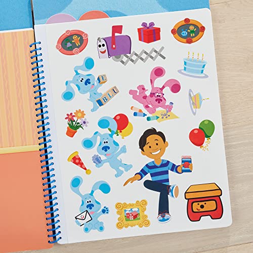 Melissa & Doug | Blue's Clues & You! | Bloc de Stickers Reutilizables | Los Lugares que Blue Ama