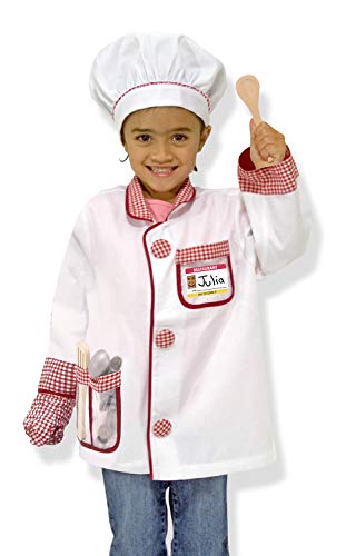 Melissa & Doug- Chef Disfraz para Niños, Multicolor (96021)