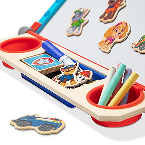 Melissa & Doug Paw Patrol, Centro de Arte de Mesa de Madera Patrulla Canina, Multicolor, 3+ Años