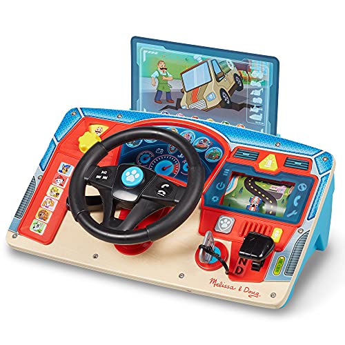 Melissa & Doug, PAW Patrol, Cruscotto in Legno Missione di Salvataggio, 4 Pezzi