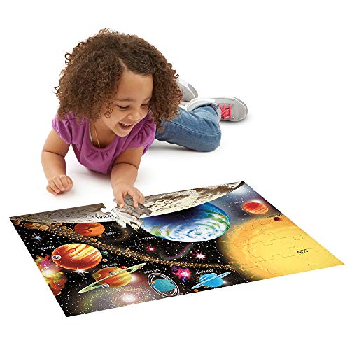 Melissa & Doug- Sistema Solar para el Piso Rompecabezas, 48 Piezas, Multicolor (10413)