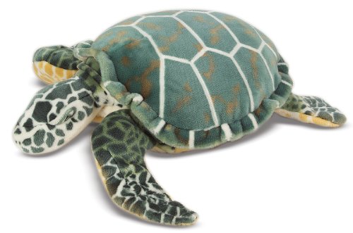 Melissa & Doug- Turtle Gigant Pluche Tortuga Marina, 3+ Años, Multicolor (12127) , color/modelo surtido