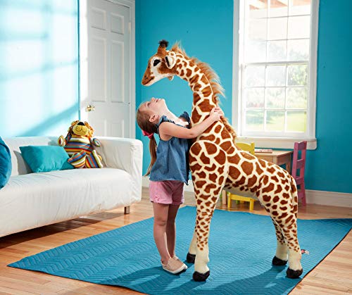 Melissa&Doug Melissa Doug Giraffe-Jirafa de peluche (12106) Multicolor, Melissa & Doug