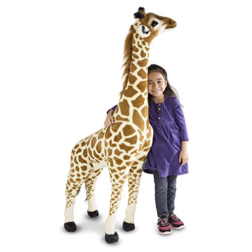 Melissa&Doug Melissa Doug Giraffe-Jirafa de peluche (12106) Multicolor, Melissa & Doug