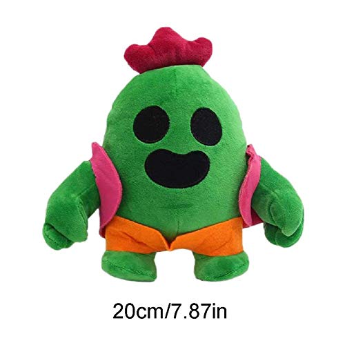 MENGLING 20 cm Feo Cactus Muñeca de Peluche for niños Planta de Dibujos Animados Peluche Juguete Suave Anime Juego Spike Modelo Creativo niños cumpleaños Regalo Nuevo