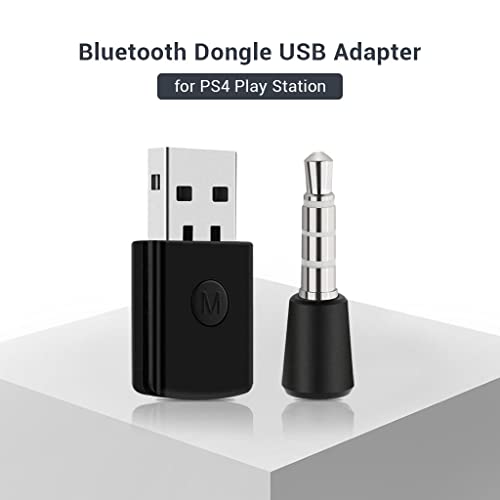 MERIGLARE Adaptador Dongle USB 2.0 Bluetooth V4.0 para Ps4 con Micrófono