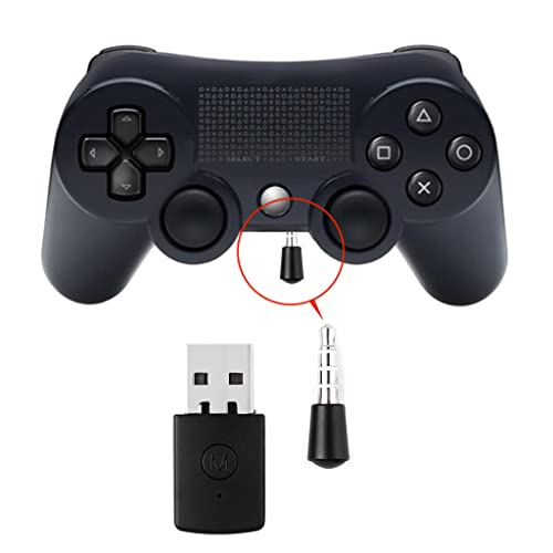 MERIGLARE Adaptador Dongle USB 2.0 Bluetooth V4.0 para Ps4 con Micrófono