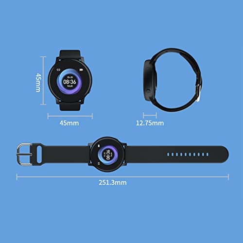 MERIGLARE Fitness Tracker Watch Pulsera Inteligente Podómetro Monitor de Reloj Inteligente Digital Impermeable para Niños Mujeres Hombres - Rosa