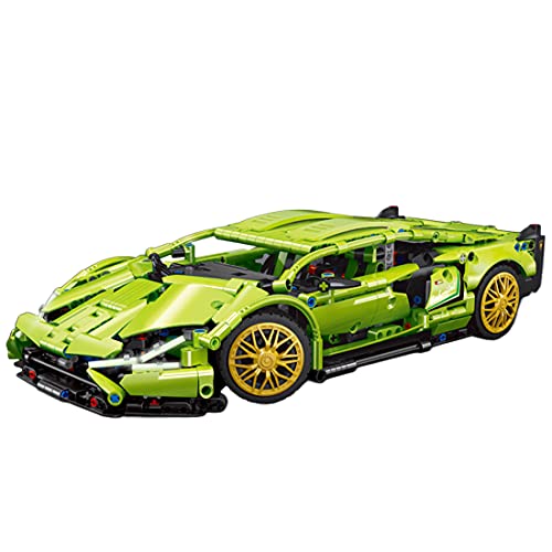 MERK Technic Sports - Kit de modelo de coche para Lamborghini Sian FKP 37, 1268 piezas de carreras para niños y adultos, compatible con LEGO Technic