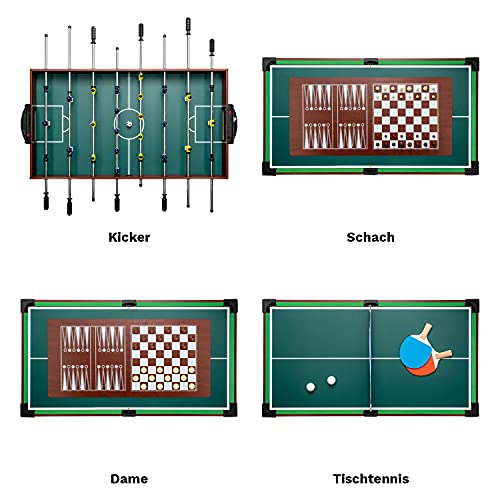 Mesa multifunción 10 en 1 para toda la familia – Mesa de juego multifunción para niños y adultos multifunción mesa de juegos
