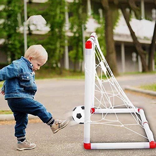 Meta de fútbol al aire libre, portería de fútbol portátil calidad Portátil Extra Fuerte Red de fútbol duradera para niños Patio trasero