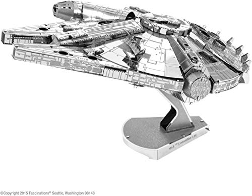 Metal Earth – 5061302 – Maqueta 3D – Iconx – Star Wars – Millennium Falcon – 10,8 x 7,6 x 6,99 cm – 2 Piezas