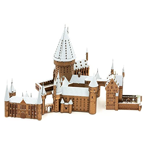 Metal Earth Premium Series Maqueta Harry Potter Castillo De Hogwarts con Nieve en Metal 3D Harry Potter