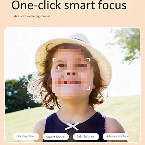 MHBY Cámara para niños, 4K HD Mini cámara para niños 1.3 Mega Pixel Smart Focus Cámara Digital para niños Amplificador de Punto Cámara de Disparo