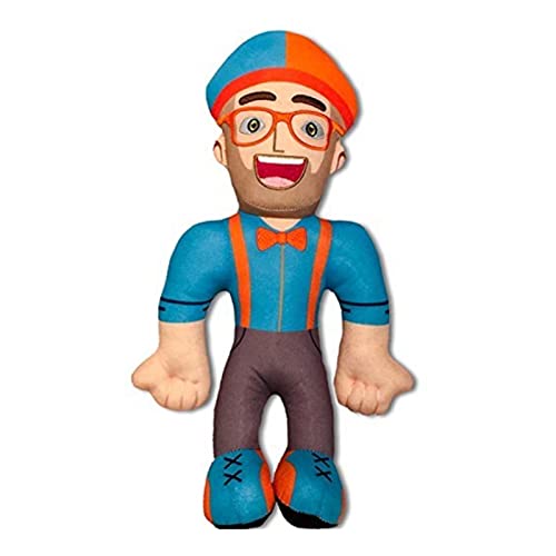 MHT Peluche 30cm Anime Blippi,De Peluche De Juguete Suave Muñeco,Cosplay Sombrero Regalo De Cumpleaños Decoración De Fiesta for Niños Presente (Color : Doll)