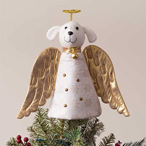 mianhua 18cm milagro ángel muñeca de felpa al aire libre árbol de Navidad colgante sala de estar decoración del hogar niños juguetes favoritos