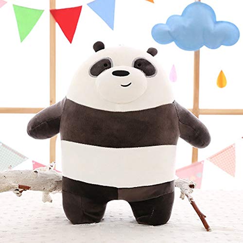 MIAOOWA Official Store 1pc 50cm Dibujos Animados Somos Osos Desnudos Juguetes De Felpa Panda Polar Brown Bear Relleno Animales Muñecas Juguetes Suaves Niños Kawaii Muñeca Para Niños Regalo 40 cm Panda