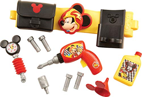 Mickey Mouse- Cinturón de Herramientas, Multicolor (IMC Toys 183575)