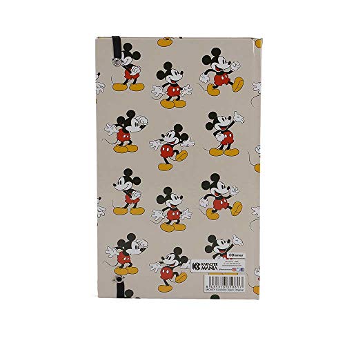 Mickey Mouse- Original Diario, Color Beige (Karactermanía 35081)