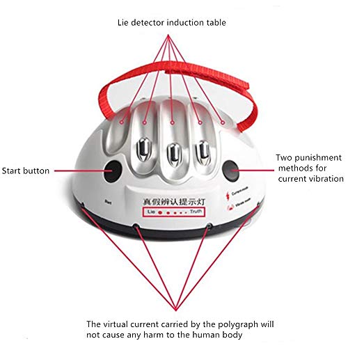 Micro Detector de mentira de choque eléctrico, de fiesta interesante verdadero o atrevido juego mentira detector broma juguetes polígrafo entretenimiento juego de choque