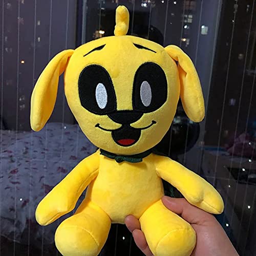 Mike-Crack Peluches - Dibujos Animados Divertidos y Divertidos de 25 cm / 9,8 Pulgadas Perro Amarillo muñeco de Peluche Suave Regalo cálido para niños Adultos (3 Piezas)