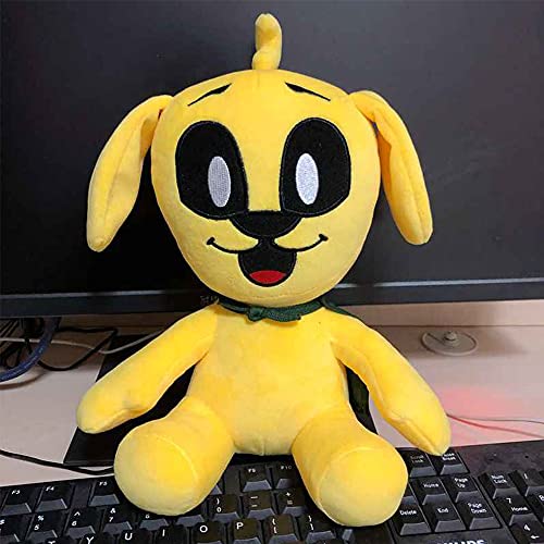 Mike-Crack Peluches - Dibujos Animados Divertidos y Divertidos de 25 cm / 9,8 Pulgadas Perro Amarillo muñeco de Peluche Suave Regalo cálido para niños Adultos (3 Piezas)