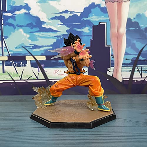 Milaishiji Dragon Ball Z Super Saiyan One Anime Heroes Adornos Muñeca móvil Decoración de Anime Decoración Modelo Muñeca Dibujos Animados Anime Juguete Regalo Coleccionable