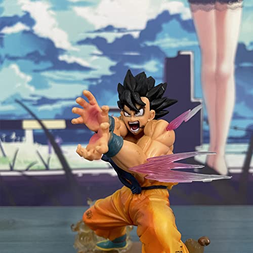 Milaishiji Dragon Ball Z Super Saiyan One Anime Heroes Adornos Muñeca móvil Decoración de Anime Decoración Modelo Muñeca Dibujos Animados Anime Juguete Regalo Coleccionable