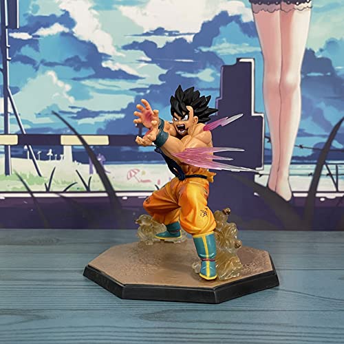 Milaishiji Dragon Ball Z Super Saiyan One Anime Heroes Adornos Muñeca móvil Decoración de Anime Decoración Modelo Muñeca Dibujos Animados Anime Juguete Regalo Coleccionable