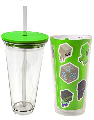 Minecraft Cup Botella de bebidas de regalo personalizada Creeper Zombie Kids