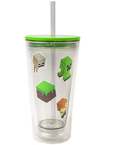 Minecraft Cup Botella de bebidas de regalo personalizada Creeper Zombie Kids