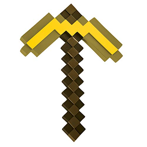 Minecraft DISGUISE Pico Dorado Mojang, Juguetes Disponible en Talla Única