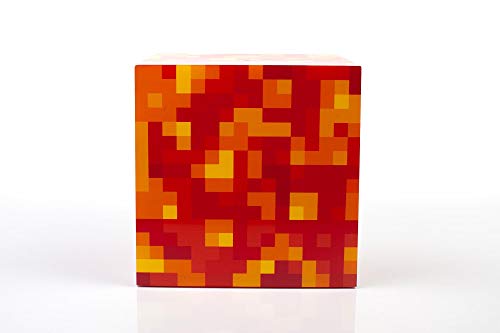 Minecraft Lava Block LED Mood Light Mood Lighting | 6 Inches Tall