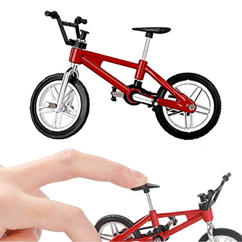 Mini Juego de Juguetes para Dedos, 4 Piezas Patinetas de Dedo Bicicleta de Dedo Scooter de Dedo Tabla de Bbalanceo de Dedos Juegos de Juguetes de Movimiento de Yemas de los Dedos para Regalo de Niños