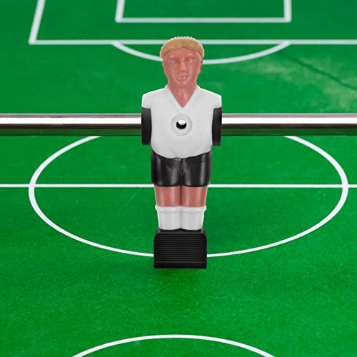 Mini Resina de Fútbol Figurines: 8Pcs Tabla de Fútbol Juego Muñecas de Fútbol Atletles Figura Desk Desk Soccer Game Accesorios