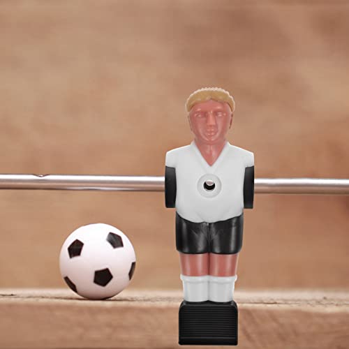 Mini Resina de Fútbol Figurines: 8Pcs Tabla de Fútbol Juego Muñecas de Fútbol Atletles Figura Desk Desk Soccer Game Accesorios