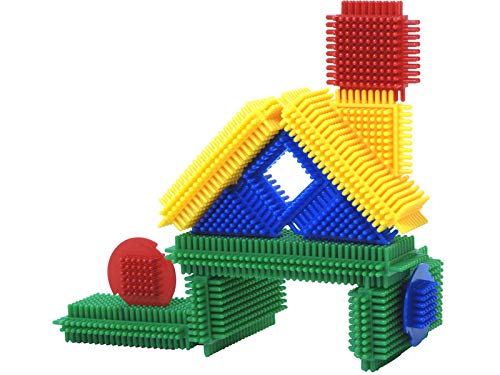 Miniland- Pegy Bricks (100 Piezas) Juego de construcción para niños, Multicolor (94043)