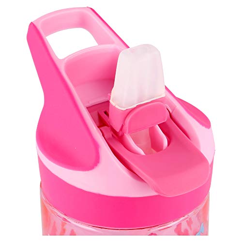 Minnie Mouse | Botella de Tritan Reutilizable para Niños | Cantimplora Reusable con Sistema Antigoteo y Pajita de Silicona - Facil Apertura con botón - Sin BPA - Capacidad: 620 ml