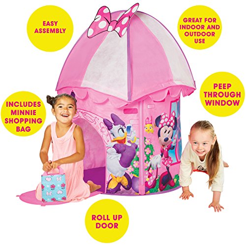 Minnie Mouse Minnie's Casita de Tela desplegable Happy Helpers, Color (Worlds Apart 167MTJM)